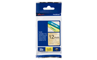 Brother TZe-PR831 szalag, 12mm × 8m, laminált - prémium arany háttér, fekete felirat