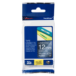 Brother TZe-PR935 szalag, 12mm × 8m, laminált - prémium ezüst háttér, fehér felirat