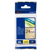 Brother TZe-PR851 szalag, 24mm × 8m, laminált - prémium arany háttér, fekete felirat