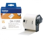 Brother DK-11202 etikettcímke (300 db), 62×100mm - fehér háttér, fekete felirat